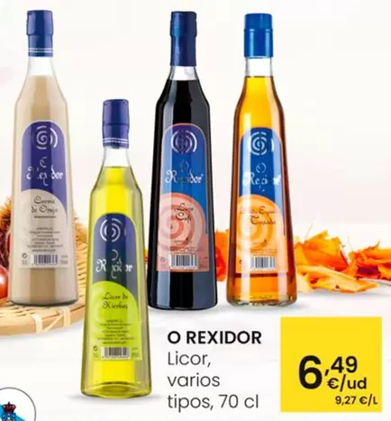 Oferta de O'rexidor - Licor Varios Tipos por 6,49€ en Eroski