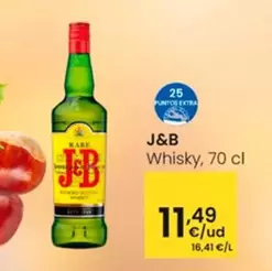 Oferta de J&B - Whisky por 11,49€ en Eroski