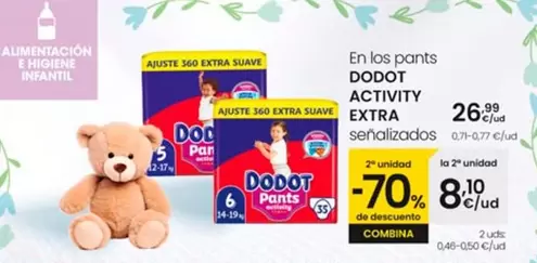 Oferta de Dodot Activity Extra - En Los Pants por 26,99€ en Eroski