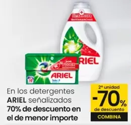 Oferta de Ariel - En Los Detergentes Senalizados en Eroski