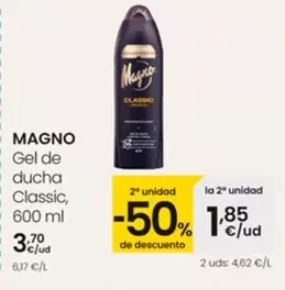 Oferta de Magno - Gel De Ducha Classic por 3,7€ en Eroski