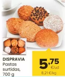 Oferta de Dispravia - Pastas Surtidas por 5,75€ en Autoservicios Familia