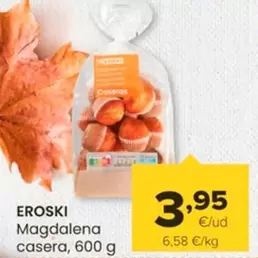 Oferta de Eroski - Magdalena Casera por 3,95€ en Autoservicios Familia