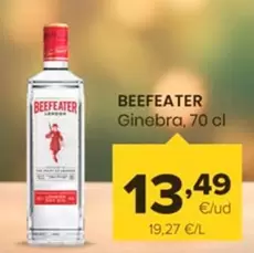 Oferta de Beefeater - Ginebra por 13,49€ en Autoservicios Familia