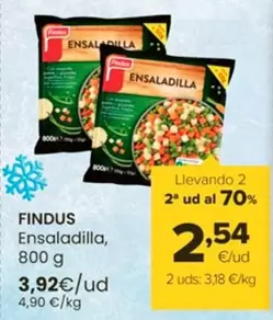 Oferta de Findus - Ensaladilla por 3,92€ en Autoservicios Familia