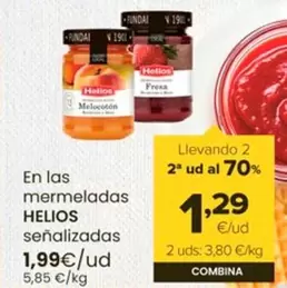 Oferta de Helios - En Las Mermeladas por 1,99€ en Autoservicios Familia