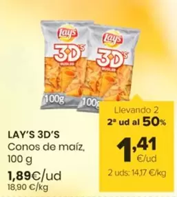 Oferta de Lay's - Conos De Maiz por 1,89€ en Autoservicios Familia