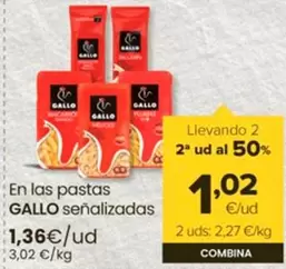 Oferta de Gallo - En Las Pastas por 1,36€ en Autoservicios Familia