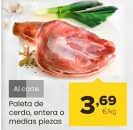 Oferta de Paleta De Cerdo, Entera O Medias Piezas por 3,69€ en Autoservicios Familia