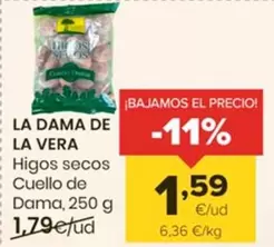 Oferta de La Dama De La Vera - Higos Secos Cuello De Dama por 1,59€ en Autoservicios Familia