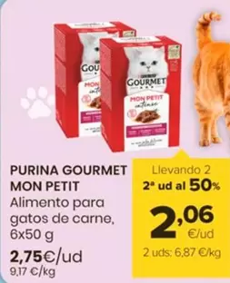 Oferta de Purina - Gourmet Mon Petit por 2,75€ en Autoservicios Familia