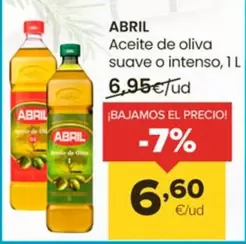 Oferta de Abril - Aceite De Oliva Suave O Intenso por 6,6€ en Autoservicios Familia