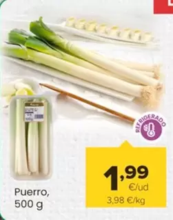 Oferta de Puerro por 1,99€ en Autoservicios Familia