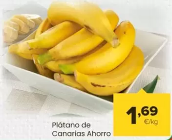 Oferta de Plátano De Canarias Ahorro por 1,69€ en Autoservicios Familia