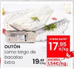 Oferta de Outón - Lomo Largo De Bacalao Extra por 19,49€ en Eroski