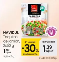 Oferta de Navidul - Taquitos De Jamon por 1,99€ en Eroski