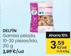 Oferta de Delfín - Gamba Pelada por 3,59€ en Eroski