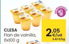 Oferta de Clesa - Flan De Vainilla por 2,05€ en Eroski