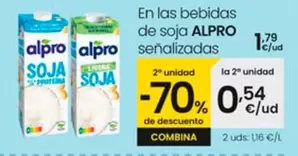 Oferta de Alpro - En Las Bebidas De Soja por 1,79€ en Eroski