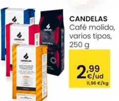 Oferta de Candelas - Café Molido por 2,99€ en Eroski