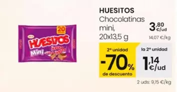 Oferta de Huesitos - Chocolatinas Mini por 3,8€ en Eroski