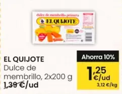 Oferta de El Quijote - Dulce De Membrillo por 1,25€ en Eroski