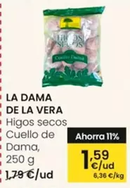 Oferta de La Dama De La Vera - Higos Secos Cuello De Dama por 1,59€ en Eroski