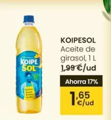 Oferta de Koipesol - Aceite De Girasol por 1,65€ en Eroski