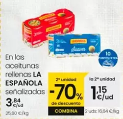 Oferta de La Española - En Las Aceitunas Rellenas por 3,84€ en Eroski