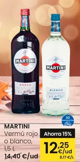 Oferta de Martini - Vermu Rojo O Blanco por 12,25€ en Eroski