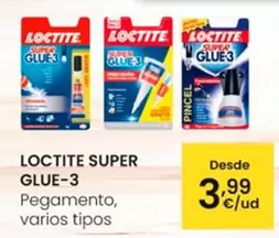 Oferta de Loctite - Super Glue-3 Pegamento por 3,99€ en Eroski