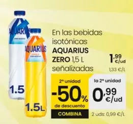 Oferta de Aquarius - En Las Bebidas Isotónicas por 1,99€ en Eroski