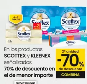 Oferta de Scottex Y Kleenex - En Los Productos  en Eroski