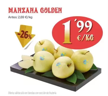 Oferta de Manzana Golden por 1,99€ en Ahorramas