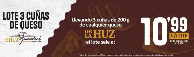 Oferta de Lote 3 Cuñas De Queso por 10,99€ en Ahorramas