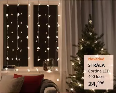 Oferta de Strala - Cortina Led 400 Luces por 24,99€ en IKEA