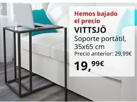 Oferta de Vittsjo - Soporte Portatil  por 19,99€ en IKEA