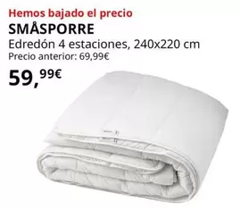 Oferta de Smasporre - Edredon 4 Estaciones  por 59,99€ en IKEA