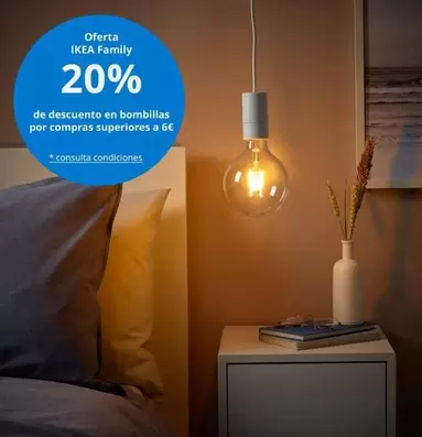 Oferta de De Descuento En Bombillas Por Compras Superiores en IKEA