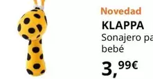 Oferta de Klappa - Sonajero Pa Bebe por 3,99€ en IKEA