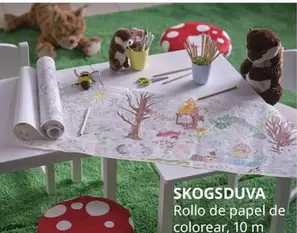 Oferta de Skogsduva - Pollo De Papel De Colorear, 10 M en IKEA