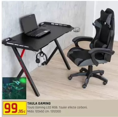 Oferta de Taula Gaming por 99,95€ en Fes Més