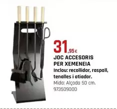 Oferta de Joc Accesoris Per Xemeneia por 31,95€ en Fes Més