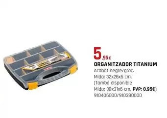 Oferta de Organitzador Titanium por 5,95€ en Fes Més