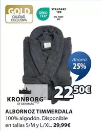 Oferta de Kronborg - Albornoz Timmerdela por 22,5€ en JYSK