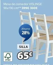 Oferta de Mesa De Comedor por 65€ en JYSK