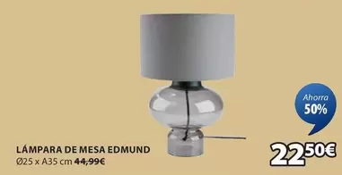 Oferta de Lampara De Mesa Edmund por 22,5€ en JYSK