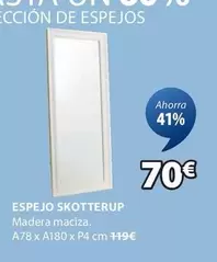 Oferta de Espejo Skottemp por 70€ en JYSK