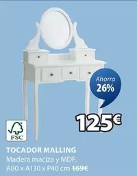 Oferta de Tocador Malling por 125€ en JYSK