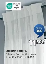 Oferta de Standard - Cortina Skorpa por 11,5€ en JYSK